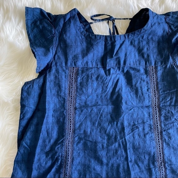 GAP Flutter Sleeve Blouse / cottage core - Picture 4 of 11